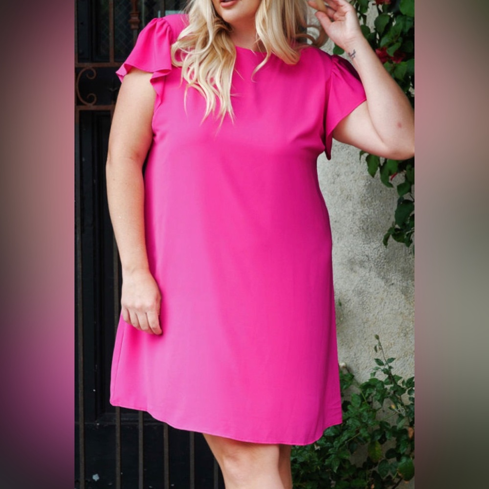 💞Fully lined, tie-back dress